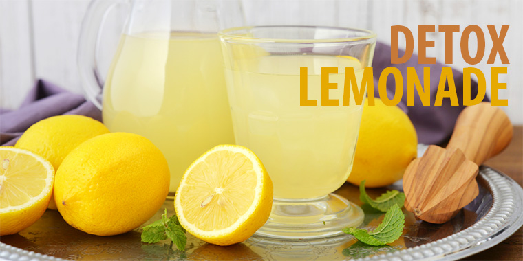 Drink When You’re Feeling Rundown – Detox Lemonade